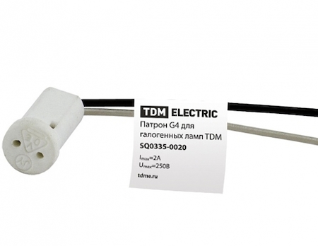 TDM ELECTRIC SQ0335-0020 Патрон G4 для галогенных ламп TDM